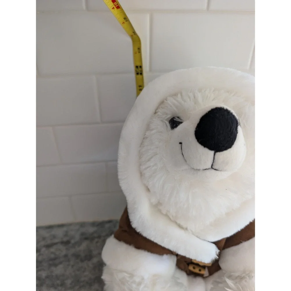 Build‎ a Bear Mama Eskimo Polar Bear w/Ice Fishing Pole